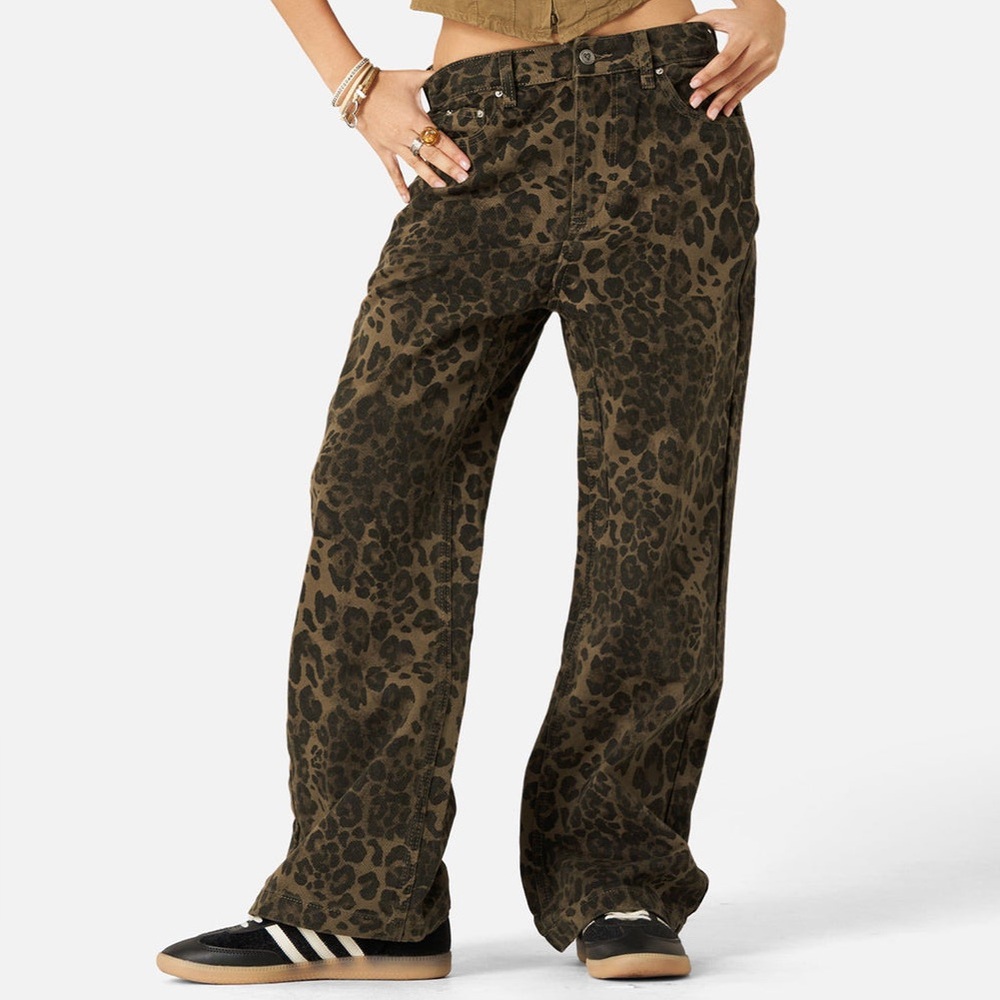 Aelfric Eden Brown Leopard Jeans